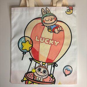 "Lucky" Labubu Reusable Shopping Tote Bag